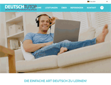 Tablet Screenshot of deutschtutor.com